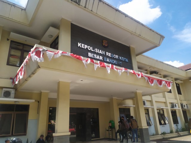 Gedung Satuan Sabhara Polrestabes Bandung. Foto: Rachmadi Rasyad/kumparan