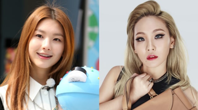 Kim Jin-kyung tampak tak suka saat dibilang mirip CL. Source soompi