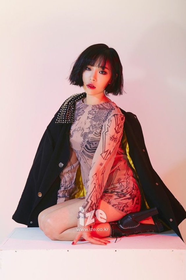 Son Ga In, member idol yang selalu berambut pendek. Foto: pinterest