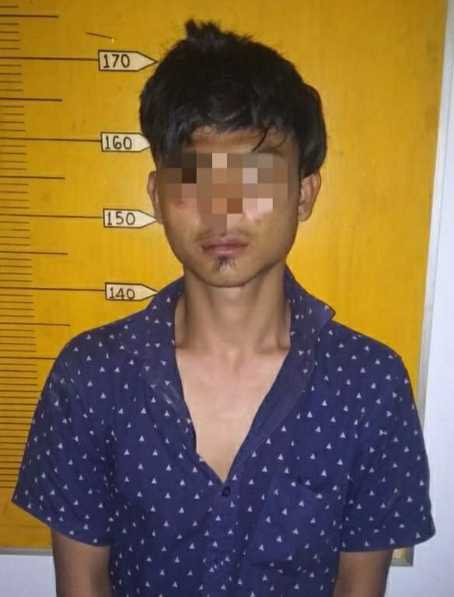 Residivis maling hape asal Muharto Gang V saat diamankan petugas. Foto: Istimewa