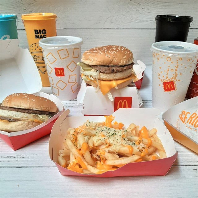 Big mac mcflavor set di McDonald's Indonesia Foto: Azalia Amadea/Kumparan