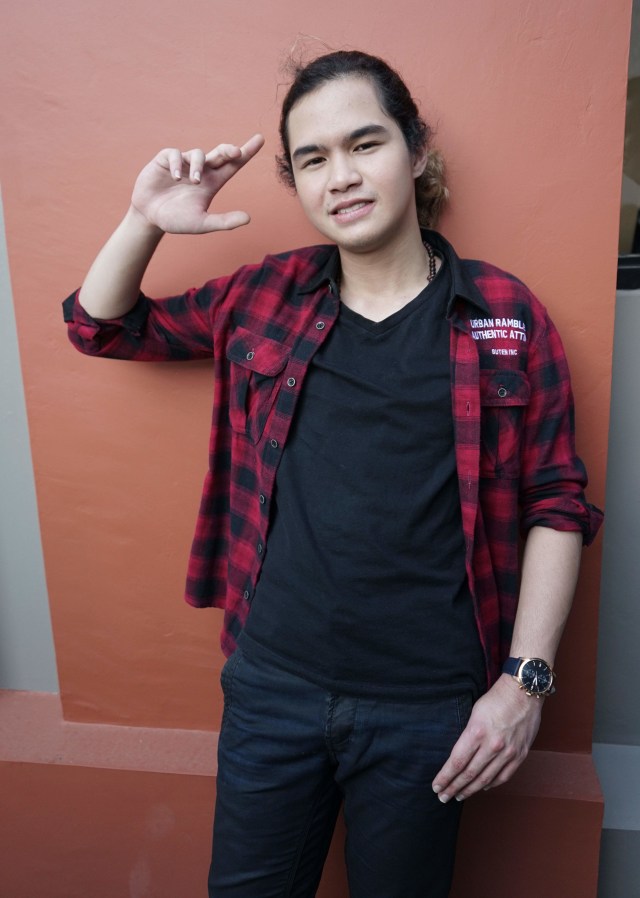 Dul Jaelani ditemui di kawasan Tendean, Jakarta, Selasa, (8/9). Foto: Ronny