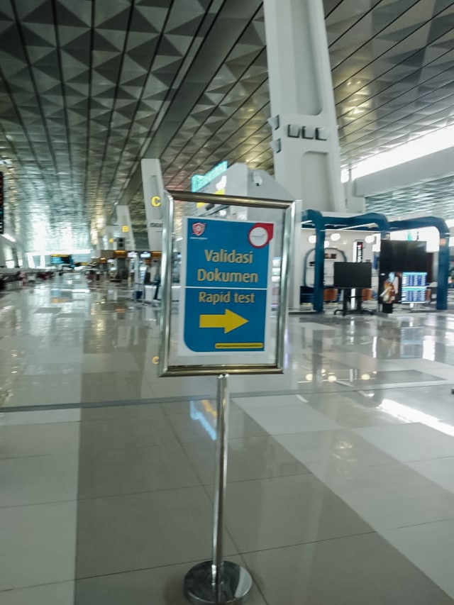 Suasana Terminal III Bandara Soekarno Hatta, Selasa (8/9), Foto: Dok. Istimewa