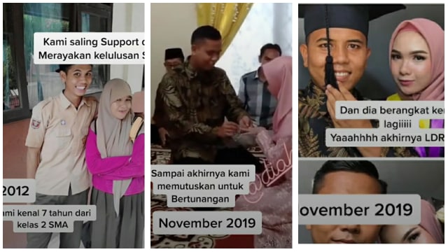 Pacaran 8 Tahun sampai bertunangan akhirnya putus karena sang pria bertemu wanita lain. Sumber Foto: TikTok.com/@diahats1