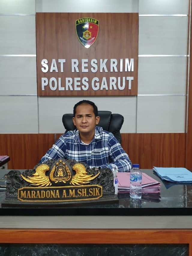 Kasat Reskrim Polres Garut AKP Maradona Armin Mappasaeng. Foto: Dok. Istimewa
