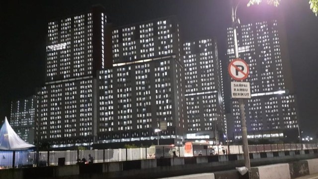 Viral foto RS Darurat Wisma Atlet Kemayoran terisi penuh. Foto: Dok. Eric Hermansyah