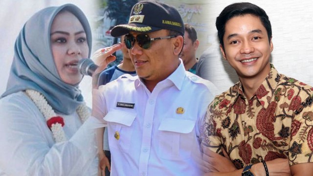 Cellica Nurrachadiana, Ahmad Zamakhsyari dan Adly Fairuz. Foto: Antara, Instagram/@ahmadzamakhsari dan Munady Widjaja
