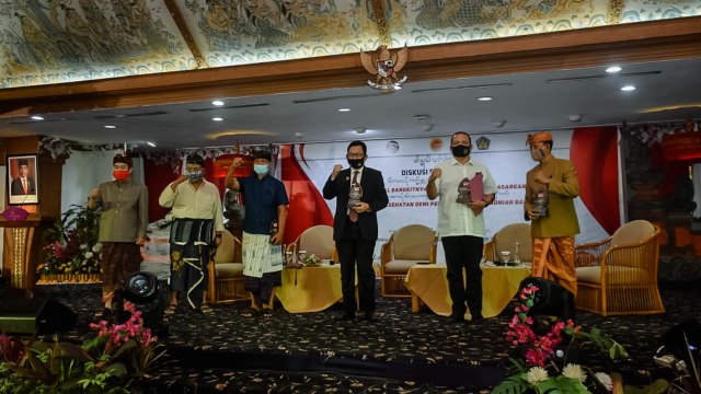 Diskusi pariwisata penerapan protokol kesehatan sebagai kunci utama pengendalian COVID-19 dan pemulihan ekonomi di Bali. Foto: Dok. Fahrul Afdullah