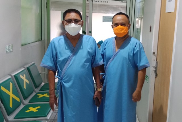 Pasangan calon Wali Kota dan Wakil Wali Kota Ternate Muhammad Hasan Bay dan Mohammad Asghar Saleh. Foto: Istimewa