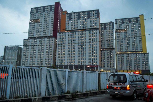 Suasana di IGD Rumah Sakit Darurat Penanganan COVID-19, Wisma Atlet Kemayoran, Jakarta, Kamis (10/9). Foto: Galih Pradipta/Antara Foto