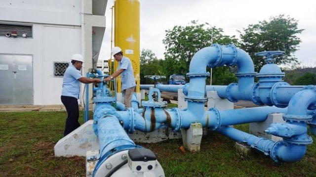 Jaringan pipa distribusi ATB. (Foto: ilustrasi/ATB Batam) 