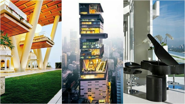 5 Fakta Menarik Antilia, Rumah Termahal di Dunia Kedua setelah Istana Buckingham.
 Foto: Instagram/@antiliahouse dan Facebook/@AntiliaHouse