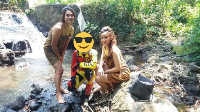 Tangkapan layar dari video jalur gowes gadis desa. Foto dokumen.
