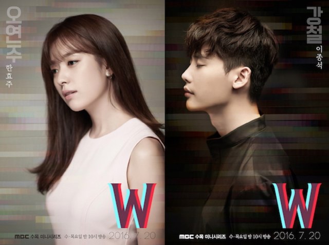 Poster drakor W Two World. Foto: Asianwiki