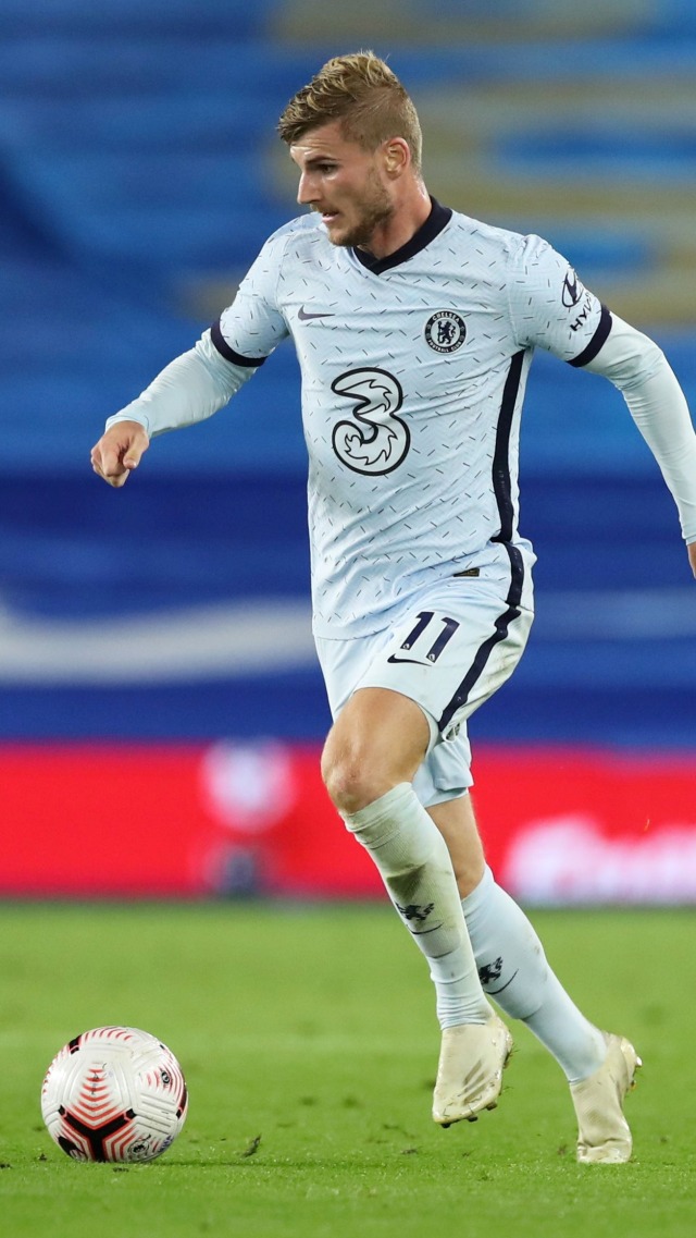 Pemain Chelsea, Timo Werner. Foto: Pool via REUTERS/Peter Cziborra