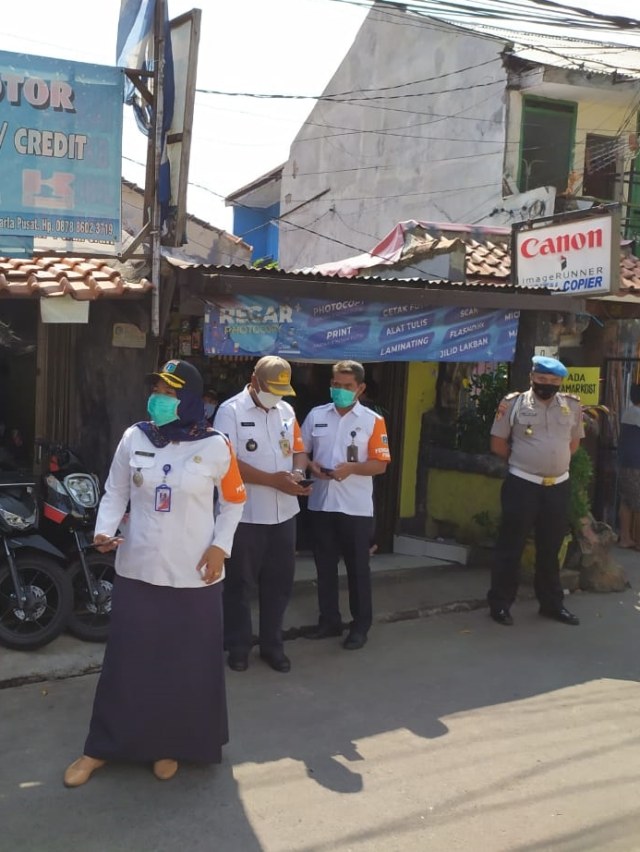 Razia masker di Johar Baru. Foto: Dok. Istimewa