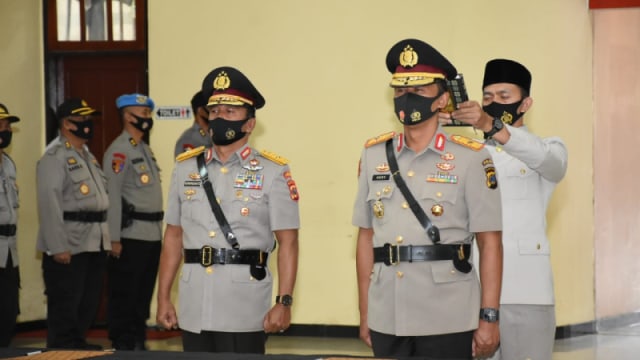Sertijab Wakapolda Sulteng, Rabu (16/9). Foto: Istimewa