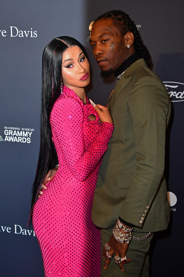 Cardi B dan Offset. Foto: Mark Ralston/AFP