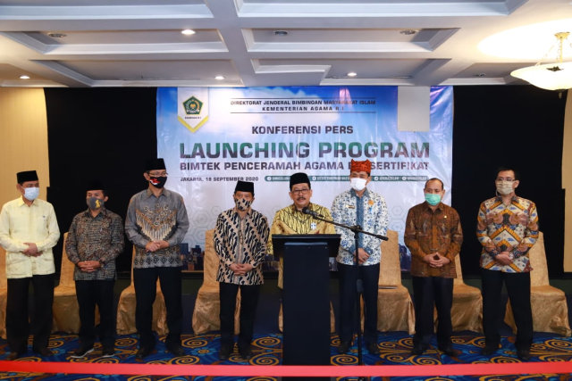 Kementerian Agama merilis Program Penguatan Kompetensi Penceramah Agama. Foto: Kemenag