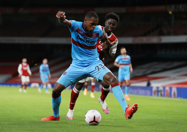 Pertandingan antara Arsenal vs West Ham United di Stadion Emirates, London, Inggris. Foto: Ian Walton/Reuters