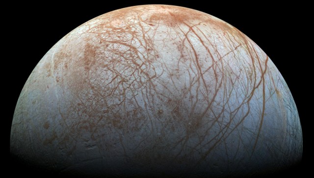 Bulan Europa di planet Jupiter Foto: NASA