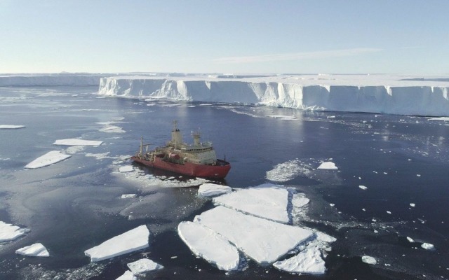 Es Gletser Thwaites Antartika Foto: International Thwaites Glacier Collaboration