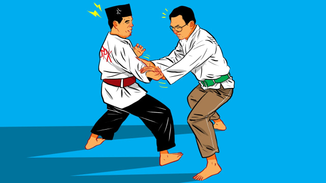 Ilustrasi Ahok. Foto: Dok: Indra Fauzi/kumparan.