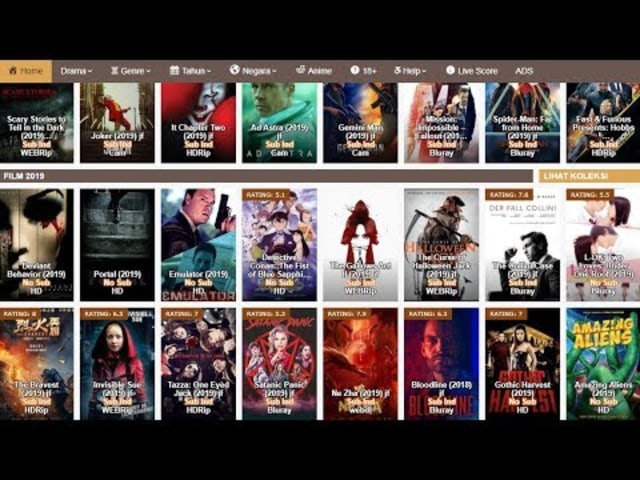 Situs ilegal, Foto: nontondrakor