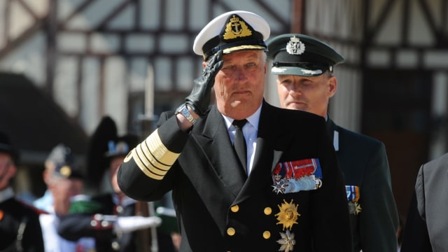 Raja Norwegia, Harald. Foto: Jean-Francois Monier/AFP