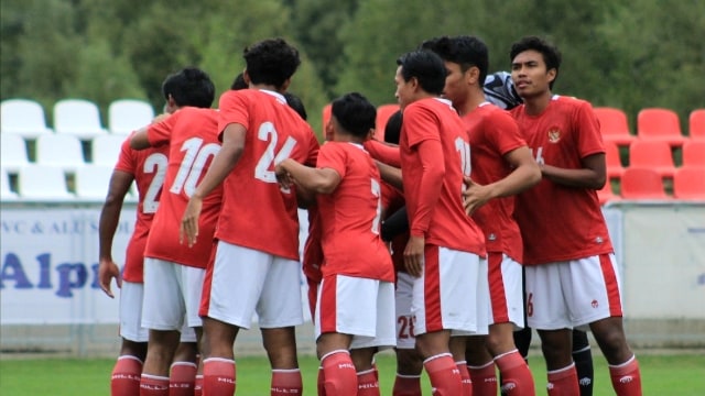 Timnas U-19 saat melakoni uji coba di Kroasia. Foto: PSSI