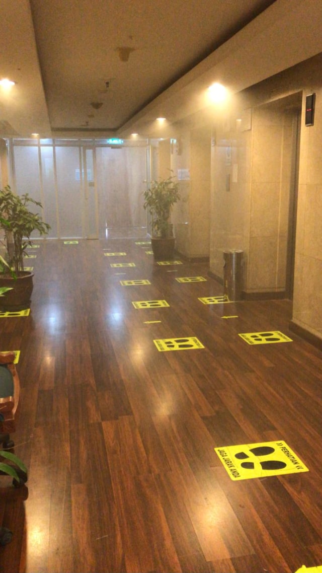 Kebakaran di Lift Anggota DPR Nusantara I, Senayan, Jakarta. Foto: Dok. Istimewa