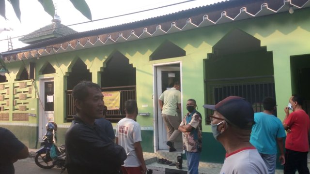 Musala di Tangerang dicorat-coret orang tak dikenal. Foto: Dok. Istimewa