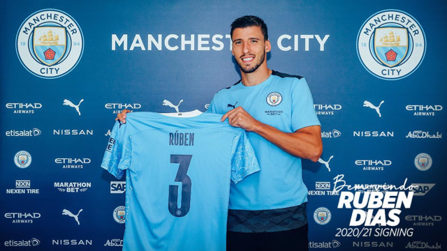 Pemain teranyar Manchester City, Ruben Dias. Foto: Dok. Mancity