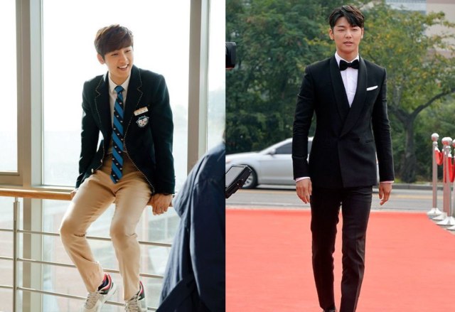 Pesona Kang Min Hyuk dalam balutan jas. Sumber: koalasplayground.com dan dramachronicles.com