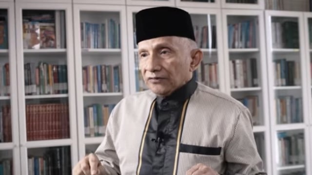 Amien Rais umumkan Partai Ummat. Foto: Youtube