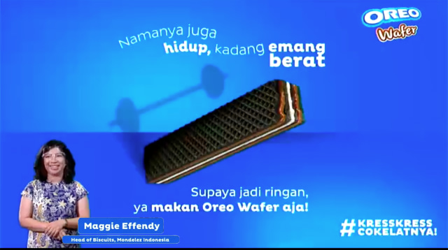  Peluncuran virtual Oreo Dutch Cocoa Wafer Foto: Dok.Oreo