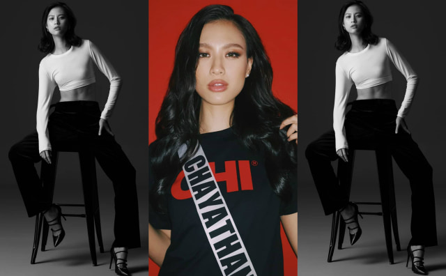 Chayathanus Saradatta, Finalis Miss Universe Thailand 2020 yang Didiskualifikasi. Foto: cheraims