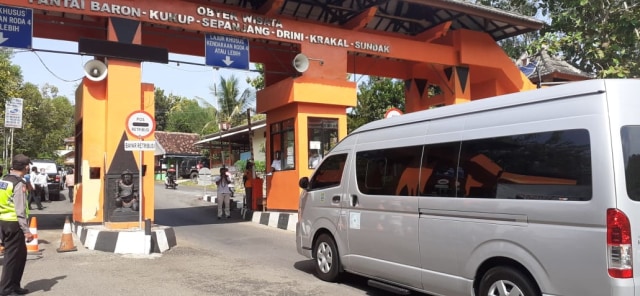 TPR Pantai Baron yang mulai terapkan e-tiket. Foto: Erfanto/Tugu Jogja.