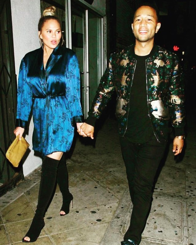 John Legend dan Chrissy Teigen.
 Foto: Instagram/@chrissyteigen