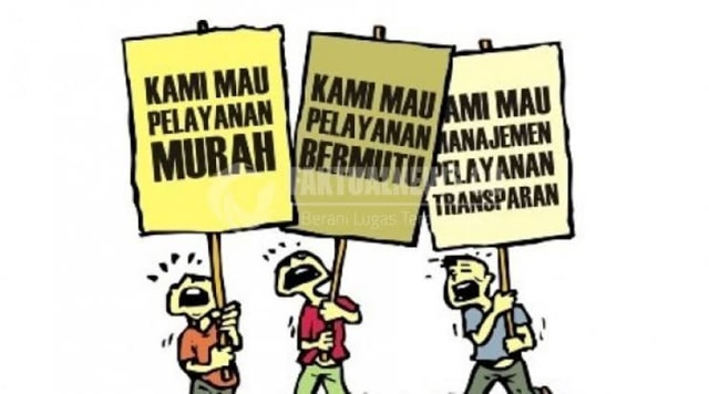 PELAYANAN OLEH BIROKRASI UNTUK PUBLIK 