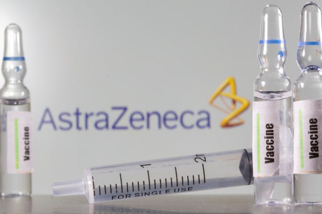 Ilustrasi vaksin AstraZeneca.
Foto: Dado Ruvic/REUTERS