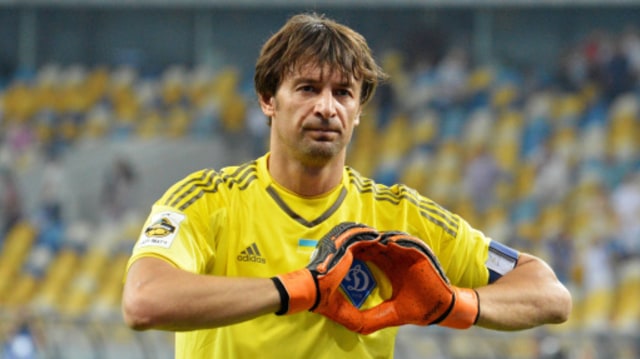 Oleksandr Shovkovskiy, sang kiper cadangan dadakan. Foto: Transfermarkt