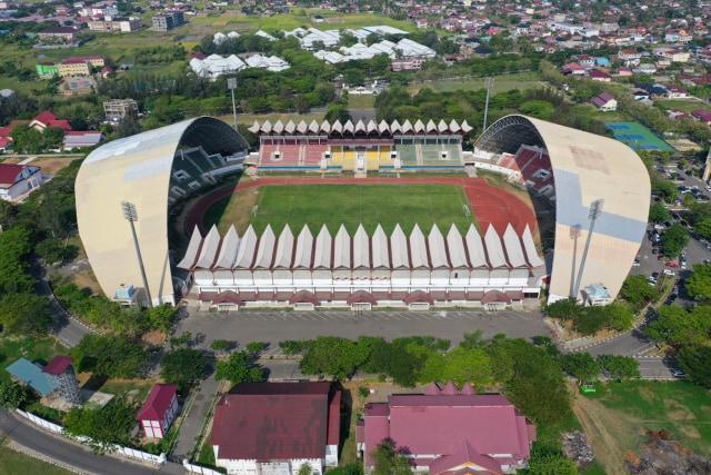Stadion Harapan Bangsa, Banda Aceh, salah satu venue yang akan dipakai untuk PON XXI. Foto: Abdul Hadi/acehkini