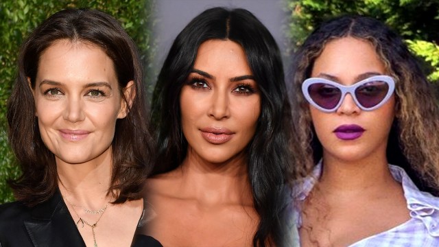 Katie Holmes, Kim Kardashian, dan Beyonce.

 Foto: AFP/ANGELA WEISS dan Instagram/@beyonce
