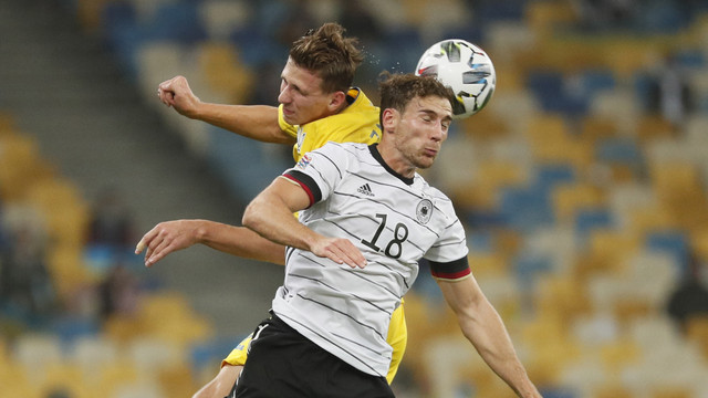 Ukraina vs Jerman. Foto: Greb Garanich/Reuters