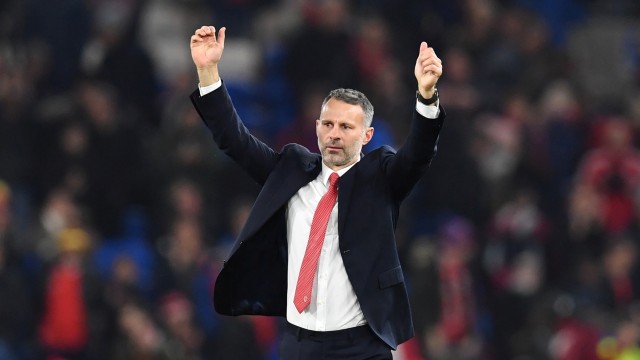 Pelatih Timnas Wales Ryan Giggs. Foto: Paul ELLIS / AFP