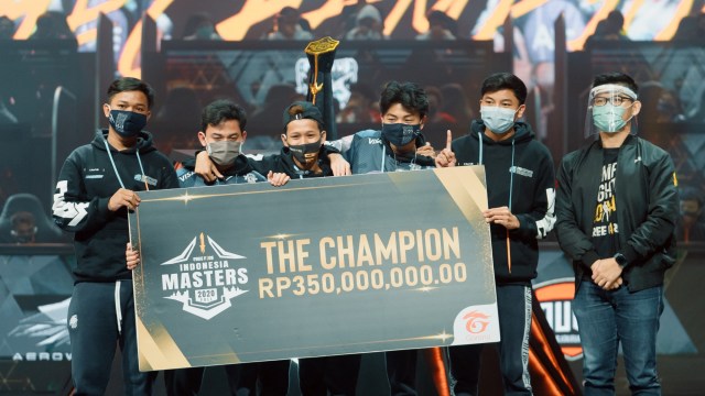 Tim Jawara Free Fire Indonesia Masters 2020 akan mewakili Indonesia ke turnamen Free Fire Continental Series (FFCS) 2020. Foto: Garena
