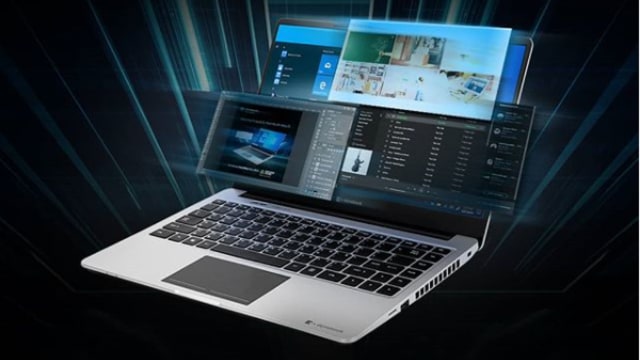 Dynabook Satellite Pro L40-G yang dirilis Sharp. Foto: Sharp Indonesia