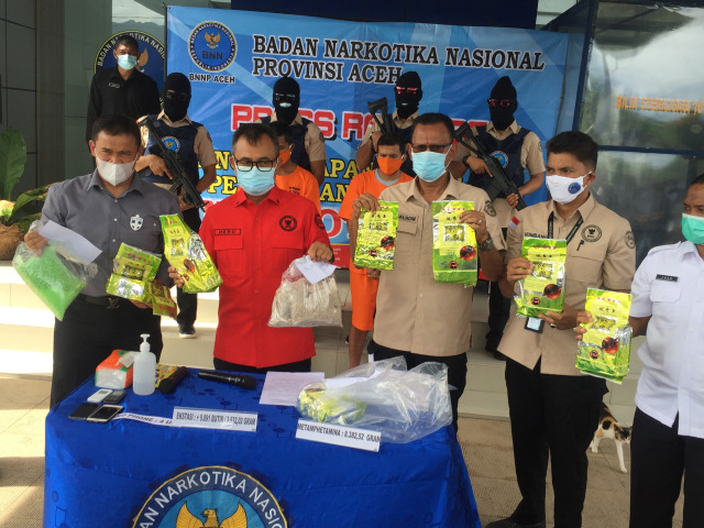 BNNP Aceh Ungkap Jaringan Besar Narkotika, Sita 10 Ribu Butir Ekstasi dan 8 Kg Sabu Foto: Zuhri Noviandi/kumparan
