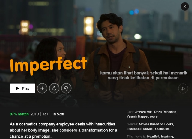 Film streaming Imperfect di Netflix. Foto Dok. Netflix